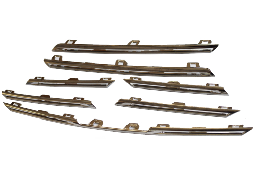 Grille Moulding 7 Chrome Set