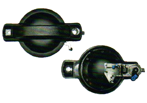 External  Door Handle, Middle, Left, Automatic