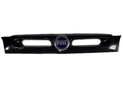 Front Grille, Black, w/Emblem