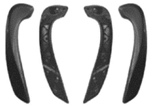 Inner Door Armrest Set, Smoked