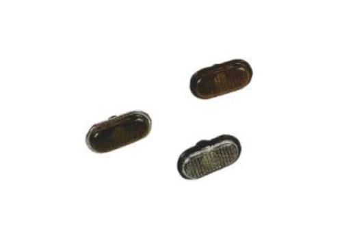 Fender Side Signal Lamp, w/ Gasket, White, Yellow