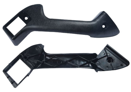 Door Armrest, Front-Rear, Upper-Lower, Black, Right