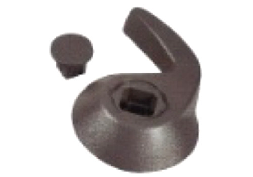 Seat Adjustment Handle, Grey, Front, R