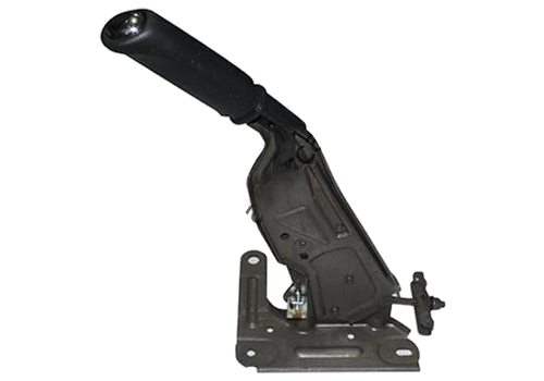 Hand Brake Lever, Black Leather