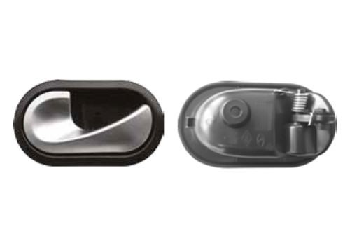 Door Opening Handle, Inner, Left, Chrome, Matte, NM