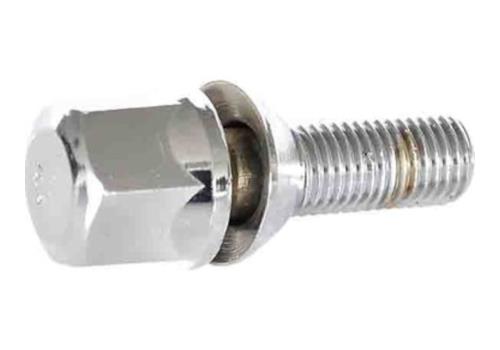 Nut, Rim Stud, w/Washer (Chrome Plated)