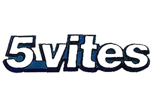 Boot Writing “5 Vites”