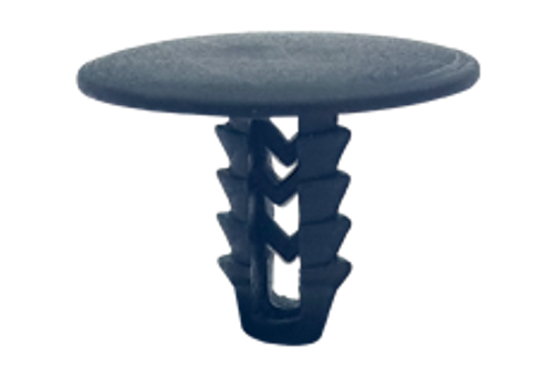 Roof Trim Clips, Black, Big Head