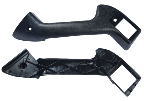 Door Armrest, Front-Rear, Upper-Lower, Black, Right