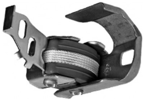 Exhaust Mounting, Central, Sedan